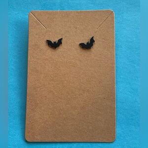 Bat Stud Earrings Halloween Earrings